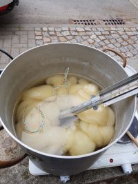 Färben von Rohwolle