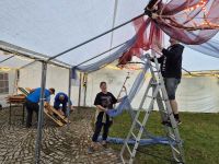 Waidfestvorbereitung