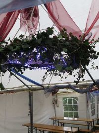 Waidfestvorbereitung