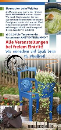Waidfestprogramm 2025