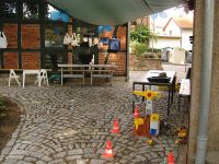 Kinder-Festplatz-Überdachung