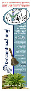 Waidfestflyer / Waidfestplakat